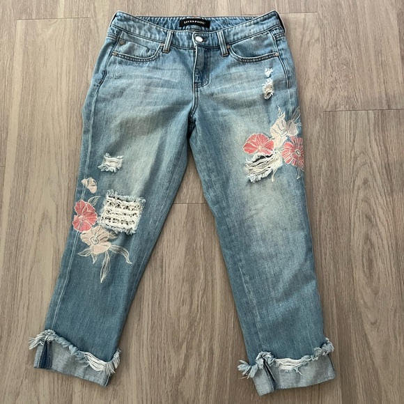 Liverpool Denim - Liverpool the crop boyfriend jeans size 2/26